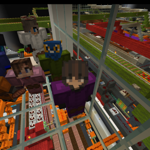 Gruppenbild: Gang über dem Redstone