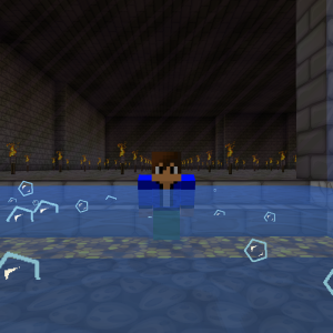 Noch nicht viel an Deko, aber der Whirlpool läuft!