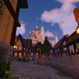 Morning view of Edurus Castle