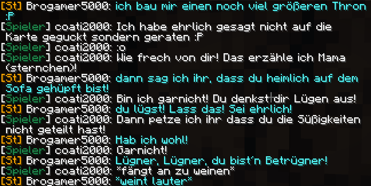 Alle erwachsene und normale Menschen hier