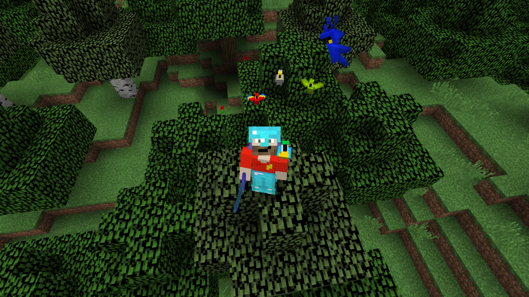 Auf dem Rückweg vom Papageienfangen