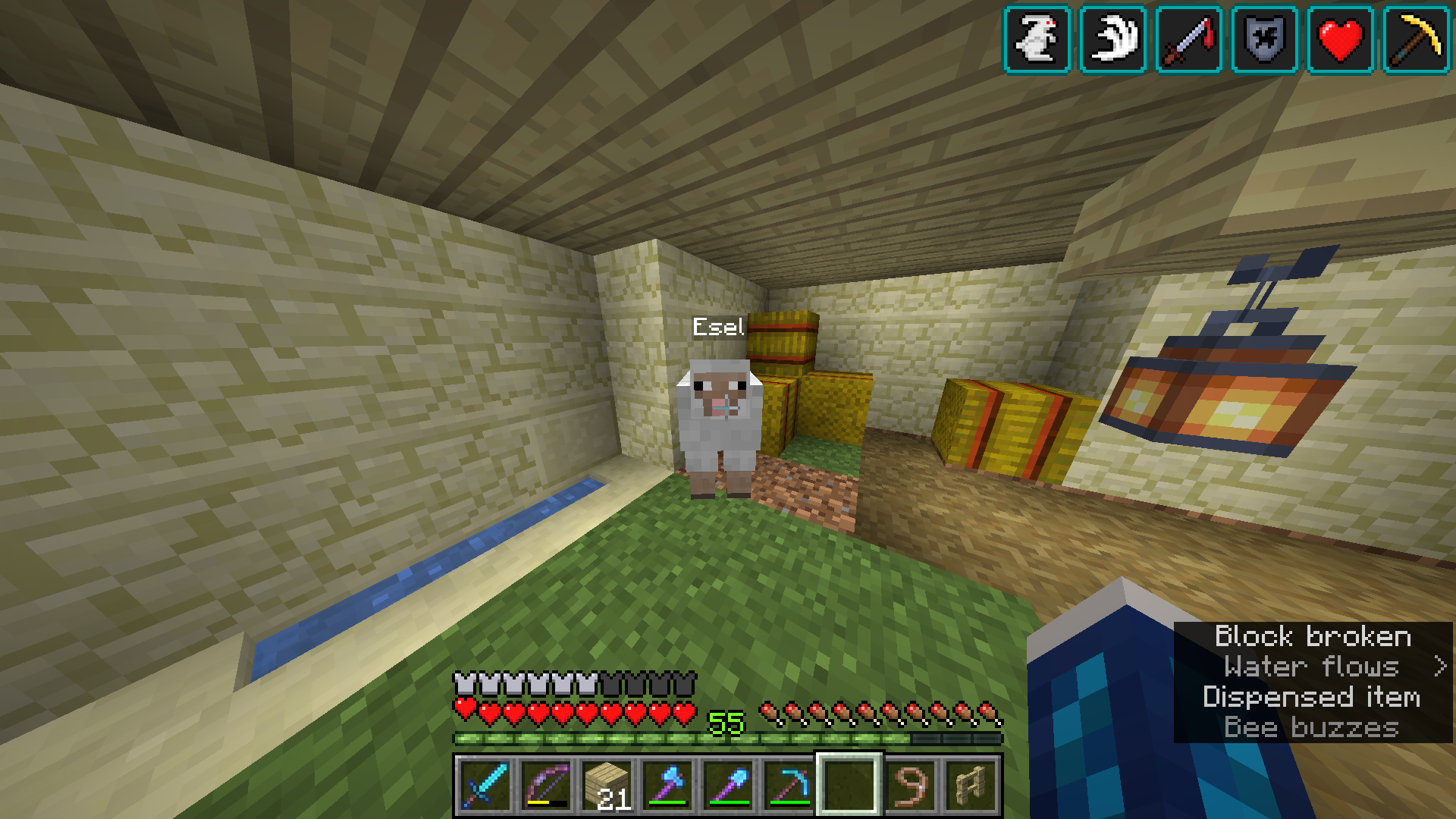 Der neueste Bewohner Trojas: Esel