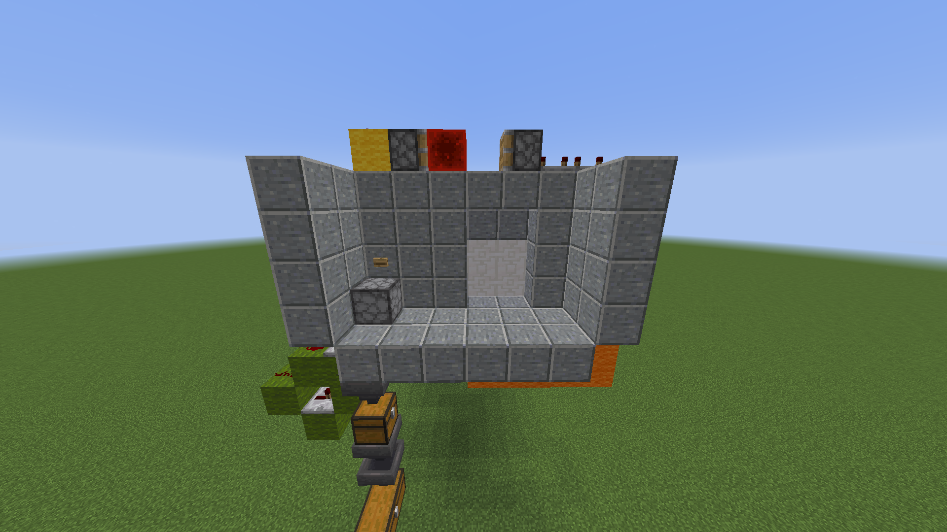 Eingang zu einem Task (Vorderansicht)