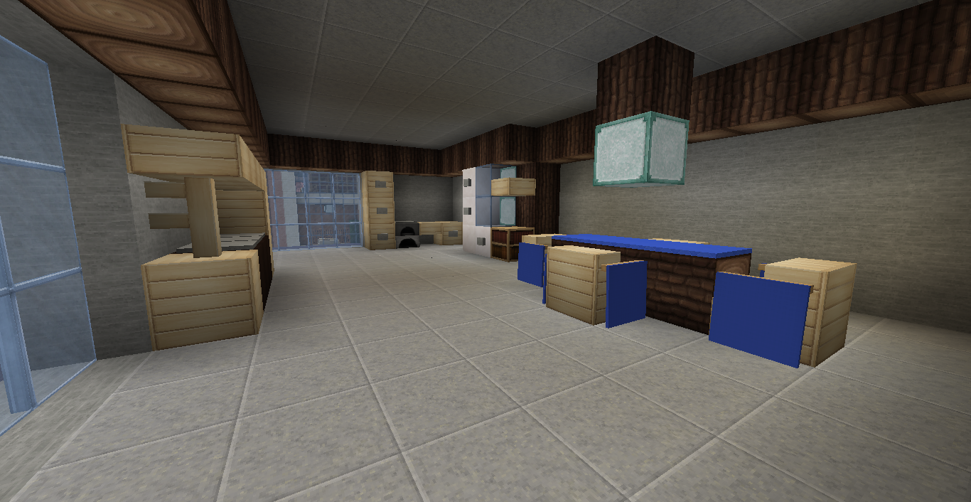 Küche im 8-Stöckigen Appartmenthaus