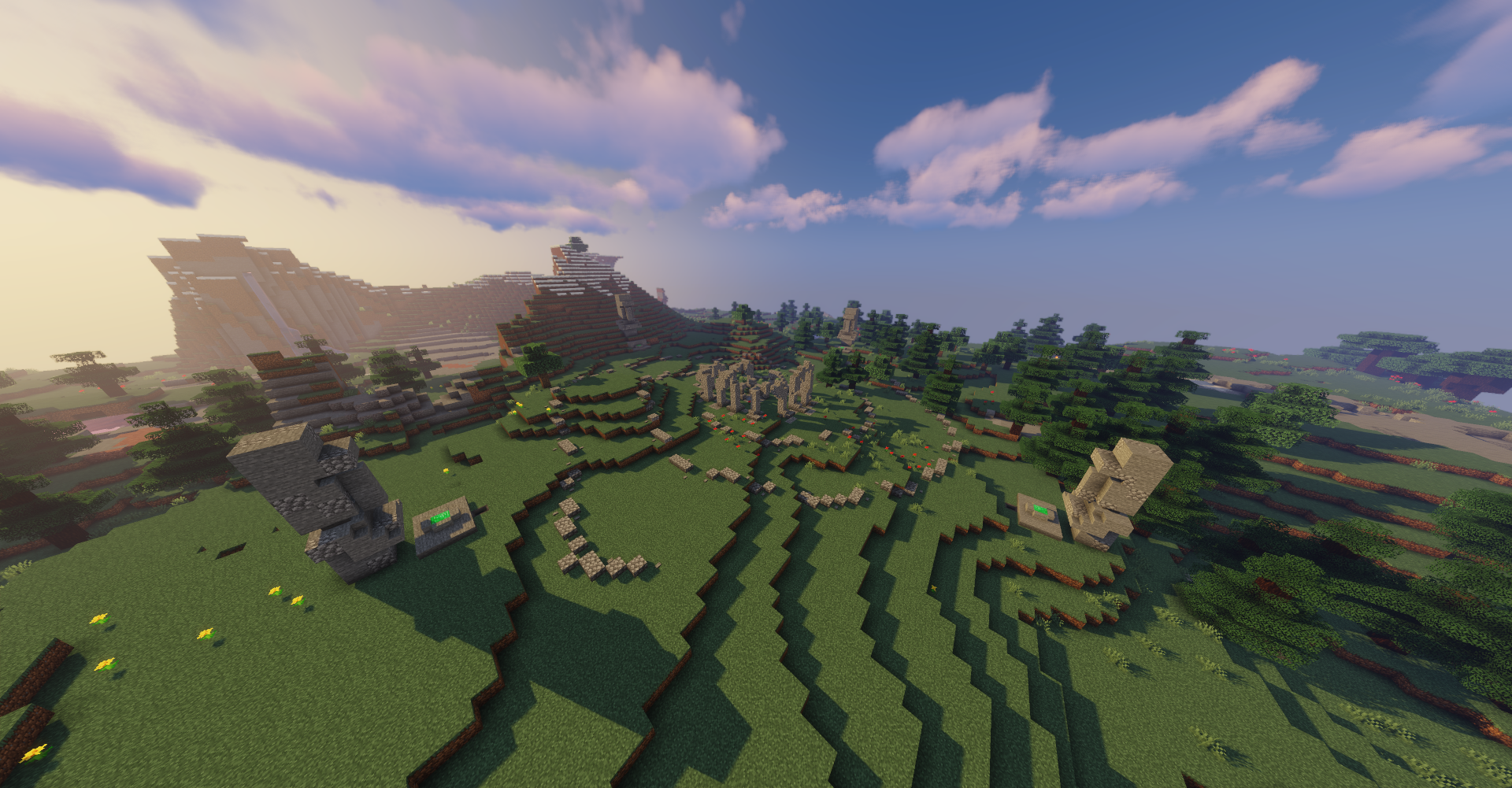 Osterinsel-Monument im Dorfi-Stil