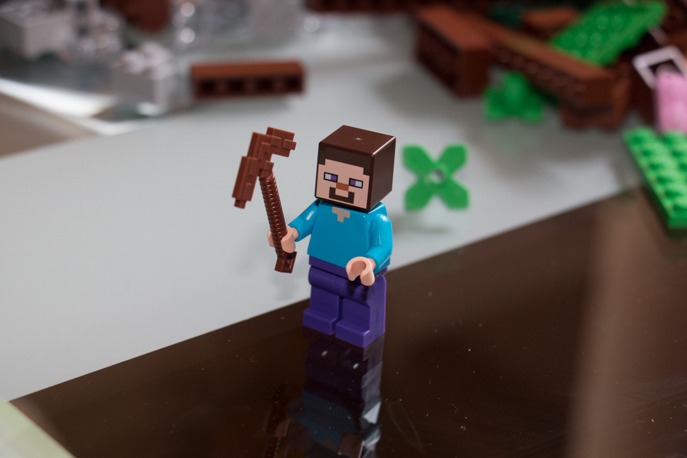 Steve mit Spitzhacke