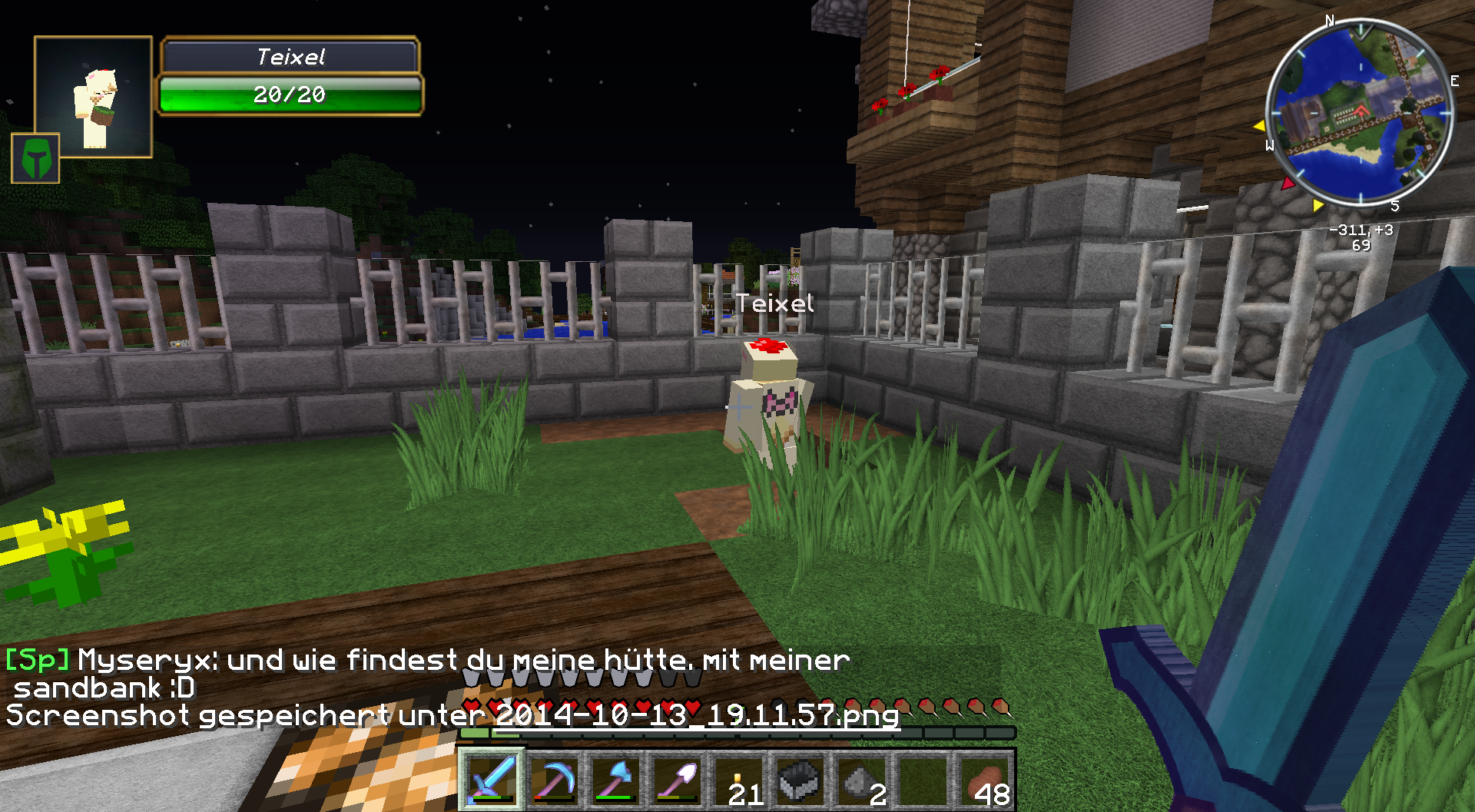 Teixel ist von den Toten wiederauferstanden