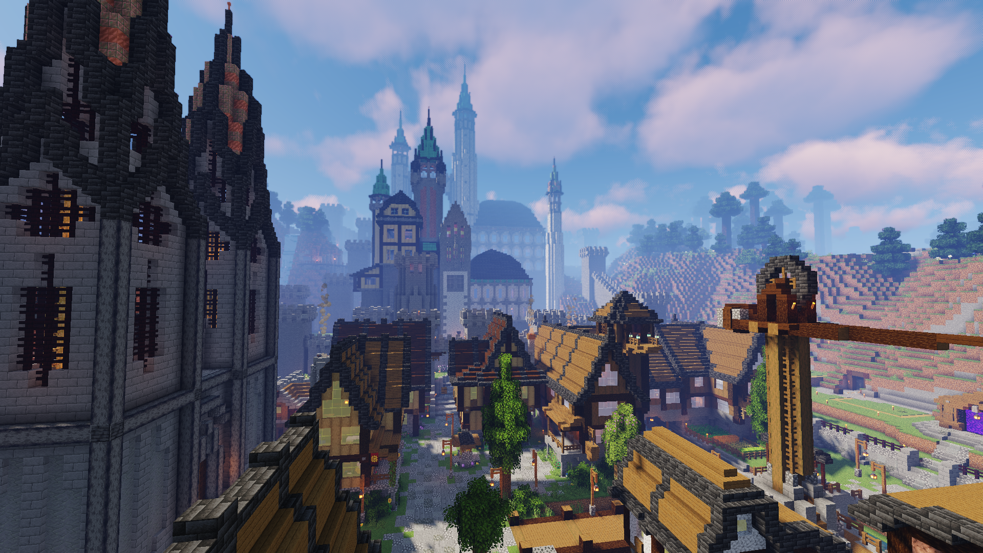 View of the Castle from the inner City